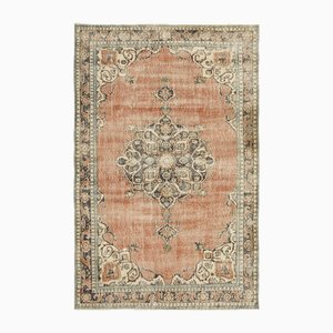 Alfombra turca vintage en beige