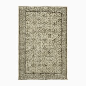 Alfombra turca vintage en beige