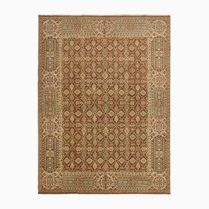 Tapis Oushak Vintage Marron, 2000s