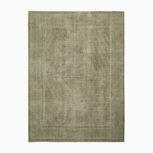 Alfombra vintage grande en beige