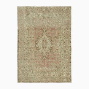 Alfombra vintage grande en beige