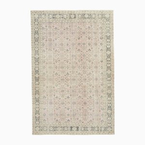 Tapis Vintage Beige en Laine