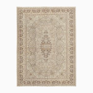 Tapis Vintage Beige en Laine