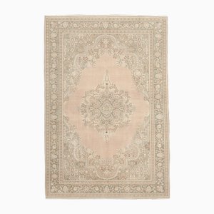 Tapis Vintage Beige en Laine