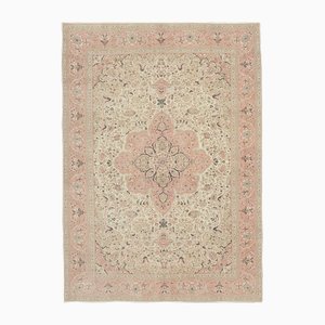 Tapis Vintage Beige en Laine