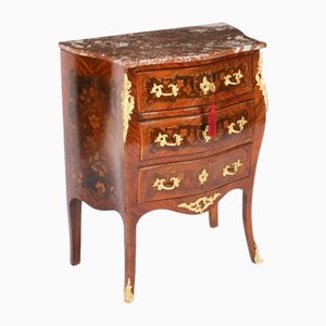 19th Century French Louis Revival Dresser in Walnut Marquetry