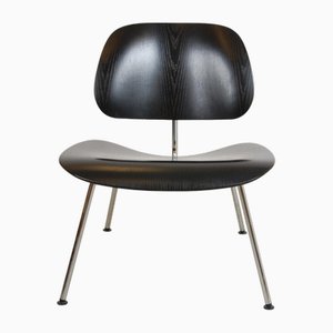 LCM Lounge Chair in Black Lacquered Ash by Charles Eames for Vitra, 2000s