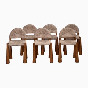 Model Toscanella Dining Chairs by Alessandro Becchi, Set of 6