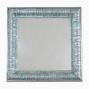 Vintage Rectangular Mirror in Glass by Seguso, 1960s
