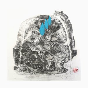 Lili Yuan, Wasser, 2019, Tinte auf Papier
