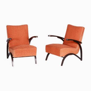 Set of Bauhaus Armchairs attributed to Jindřich Halabala for Up Závody, Former Czechoslovakia, 1930s