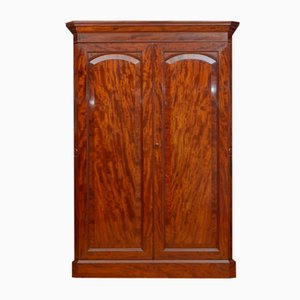 Armoire à 2 Portes Victorienne en Acajou, 1880s