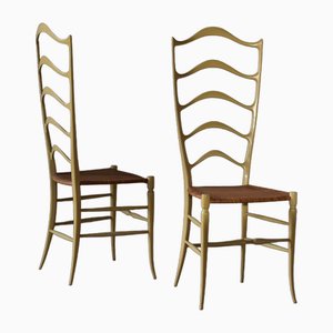 Ferrante Stühle Gio Ponti zugeschrieben für A. Bulleri & Co., 1950er, 2er Set