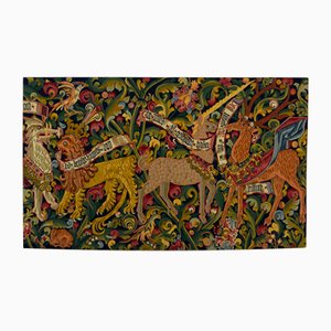 Large French Jacquard Mythical Tapestry, 1970s