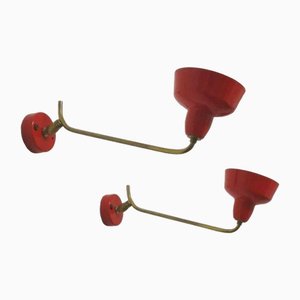 Adjustable Sconces, Italy, 1970s, Set of 2