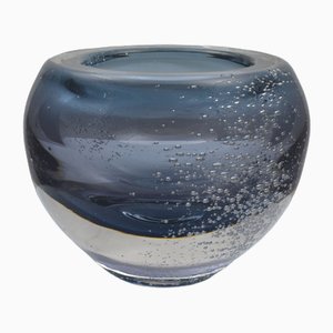 Bubble Bowl Vase in Eco-Crystal by Nelson Figueiredo for BF Glass Studio