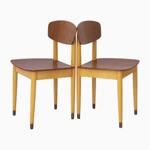 Set of Mid-Century Teak Chairs, 1960s