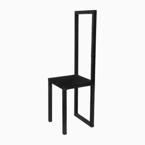 Conceptual Black Side Chair by Robert Wilson, 2014