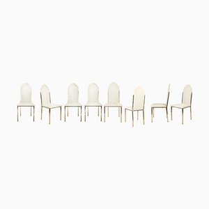 Chaises AD 026 par Alain Delon pour Maison Jansen, France, 1970s, Set de 8