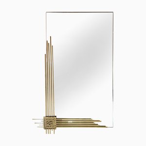 Vintage Wall Mirror by Angelo Brotto for Esperia, Italy, 1970s