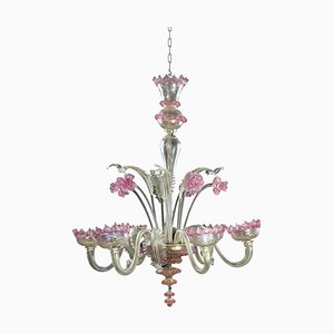 Murano Glass Chandelier, Italy, Mid-20th Century