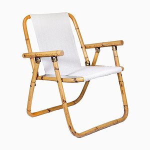 Folding Bamboo Chair, Italy, 1960s