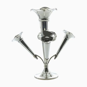 Vintage Silver Epergne Centerpiece, England, 1912