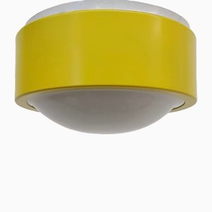 Space Age Yellow Ceiling Light from Anvia, Holland, 1970s