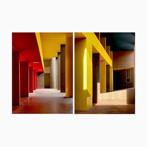 Richard Heeps, Monte Amiata I and Utopian Foyer IV, Mailand, 2020, Fotografien, 2er Set