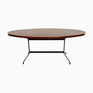 Mid-Century Modern Oval Dining Table, 1960s