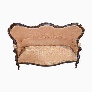 Sofa im Napoleon III Stil aus Mahagoni