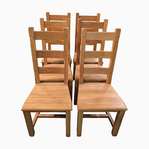 Vintage Chairs in Oak, Set of 6