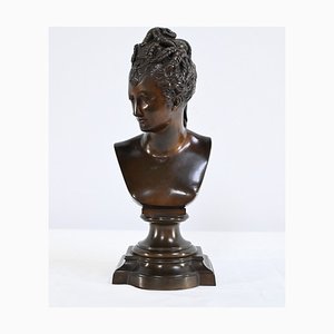 After J. Goujon, Bust of Diane de Poitiers, Late 1800s, Bronze