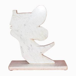 Georges Braque, Skulptur ohne Titel, 1945, Weißer Marmor