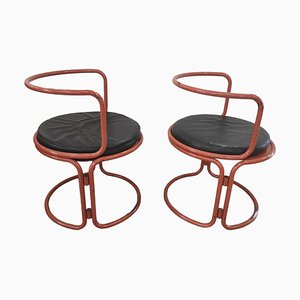 Sedie da giardino vintage di Gae Aulenti, Italia, 1960, set di 2