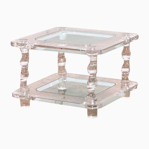 French Coffee Table in Acrylic Glass from Maison Roméo, 1970s