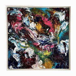 Felix Bachmann, Abstrakte Komposition, 2023, Mixed Media