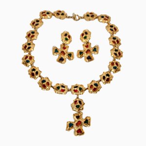 Vintage Necklace Pendant by Edouard Rambaud, 1980s, Set of 3