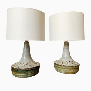Danish Ceramic Lamps from Søholm, 1960s, Set of 2