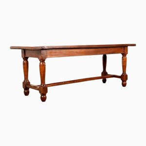 Table Néo-Renaissance avec Plateau en Noyer