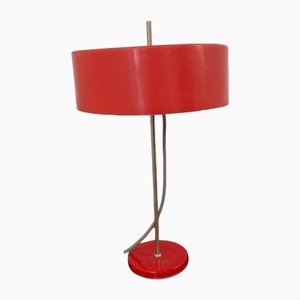 Lámpara de escritorio vintage en rojo de EFC