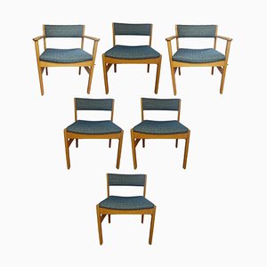Mid-Century Blonde Dining Chairs by Parker Knoll, 1970s, Set of 7