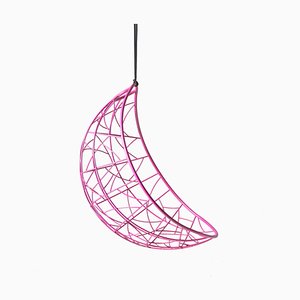 Silla Egg colgante moderna en rosa de Studio Stirling