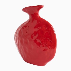Flat Vase in Red from Project 213A