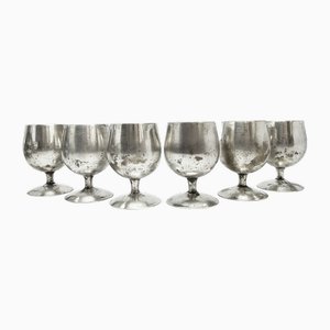 Bicchieri da cognac Art Deco di Resovia, Polonia, anni '70, set di 6