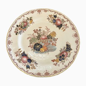 Hand Painted Masons Ironstone Plate, 1920s