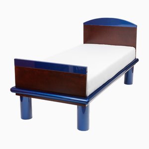 Donau Single Bed by Ettore Sottsass and Marco Zanini for Leitner, 1986