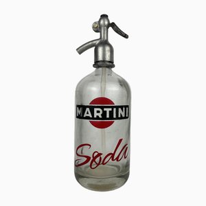 Botella de refresco de Martini italiana promocional, años 50