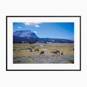 Toni Frisell, A Pack Trip in Wyoming, C Print, Incorniciato