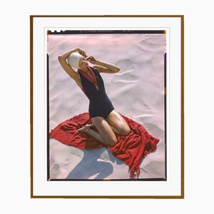 Toni Frissell, Girl on the Beach, C Print, Incorniciato